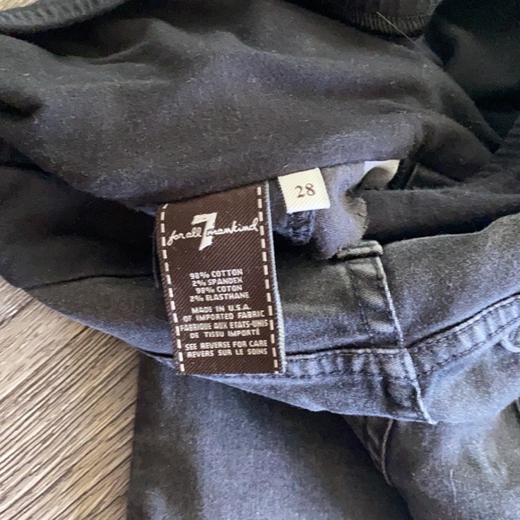 7 for all man kind maternity skinny jeans - Picture 4 of 5